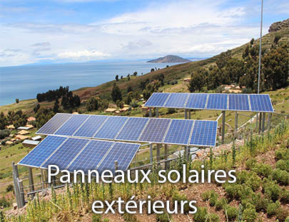Image panneaux solaires exterieurs
